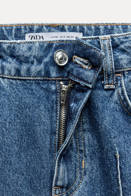 Z1975 WIDE-LEG HIGH-WAIST CROPPED JEANS - Zara фото 16