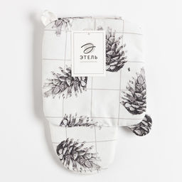 Набор кухонный Этель Merry Christmas: варежка 20х27 см, прихватка 19х19 см, 100% хл  фото 6