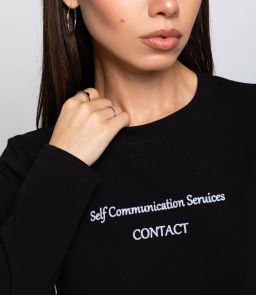 Лонгслив #КТ8923 (3), чёрный - Dommod фото 5