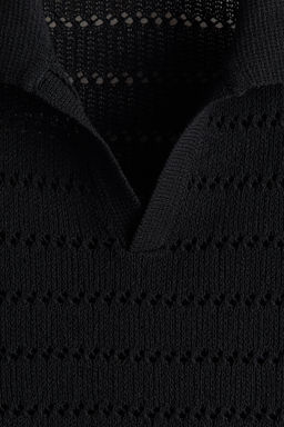 Polo en punto calado Relaxed Fit - H&m фото 3