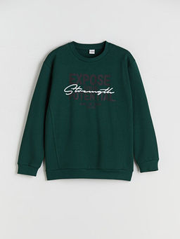 Bisiklet Yaka Erkek ?ocuk Sweatshirt