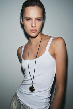 RIBBED VEST TOP - Zara фото 2