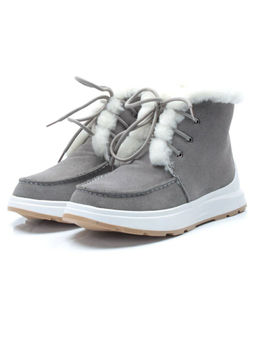 11-M4 GRAY Ботинки зимние женские