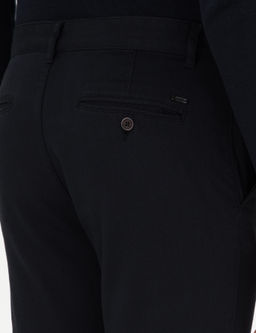 Siyah Slim Fit Kanvas Pantolon