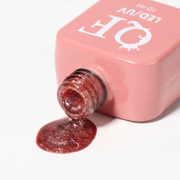 Гель лак для ногтей, жидкая фольга, трехфазный, 10 мл, LED/UV, розовый (62)