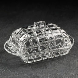 Масленка ROMANCE с крышкой, в подарочной упаковке арт.BD1179GCL /МФК/