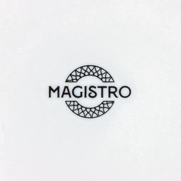 Чайная пара Magistro Rodos, 2 предмета: чашка 220 мл, блюдце d=15 см, фарфор, белая