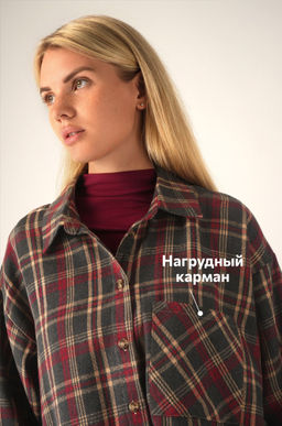 Рубашка женская в клетку Happyfox - Happy fox фото 3