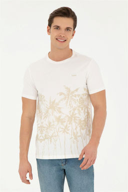 Мужская футболка цвета экрю - U.s. polo assn фото 3