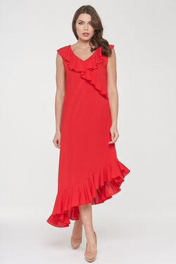 Платье женское 191-3481. Ш38 доблестный мак