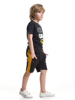 Футболка стильная для детей UD 6992 черный - Mini maxi фото 4