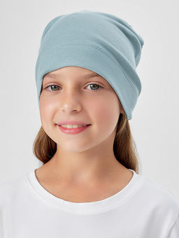 Шапка детская голубая