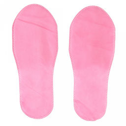 Тапочки одноразовые Hotel до 42 размера, для процедур, спанбонд, подошва - спанбонд, слой пенополиэтилена, с закрытым мысом, розовый (Россия) - Домашняя мода фото 6