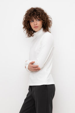 Водолазка Very Neat ЕВТ 3026/24 из хлопка с эластаном сахар  фото 2