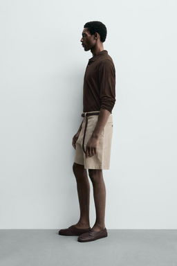 BERMUDA CHINO REGULAR FIT / Beige - Zara фото 4