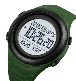 Часы наручные Skmei мужские электронные спортивные 1674army-green-white