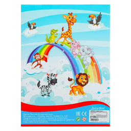 Набор картона цветного флуоресцентного, формат А4, 9 листов, 9 цветов - Simaland фото 5