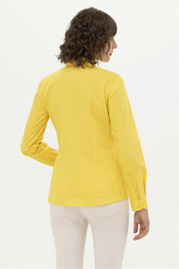U. S. Polo Assn Женская желтая базовая рубашка с длинным рукавом - U.s. polo assn фото 11