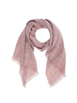 Нежный палантин с люрексовой и буклированной нитями