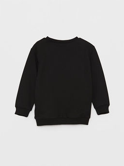 Bisiklet Yaka Uzun Kollu Atat?rk Bask?l? Erkek Bebek Sweatshirt - Waikiki фото 2