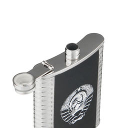 Фляжка СССР, нержавеющая сталь, 240 мл, 8 oz