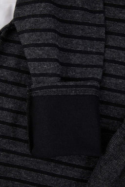 Fume Regular Kal?p Dokulu Cizgili Dugmeli Yaka Orme Pijama Tak?m? TMNAW26PT00042