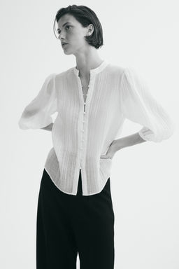 Blusa con mangas globo - H&m фото 3