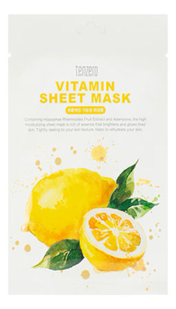 Маска тканевая с витаминами TENZERO Vitamin Sheet Mask , 25ml