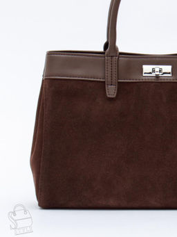 Сумка женская кожаная 999010NN coffee Natale Navetta в Новосибирске