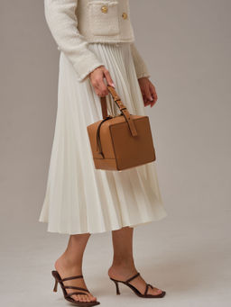 Кожаная сумка Quadra DBR 30989 оранжевый миндаль  фото 7