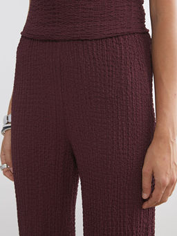 Beli Lastikli Dokulu Kad?n Pantolon