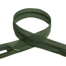 Молния Mzip пласт. потайная №3 50см н/р цв.F327 оливковый уп.10шт