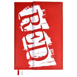 Ежедневник недатированный ESCALADA, А5, 160 л., арт. 63963/ 15 ШЕВРЕТ ЭКСТРА КРАСНЫЙ