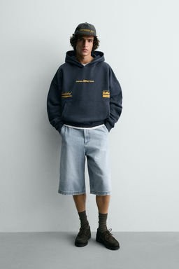 COMBINED SLOGAN FORD  HOODIE - Zara фото 9