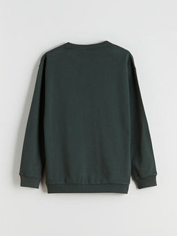 Bisiklet Yaka Erkek ?ocuk Sweatshirt