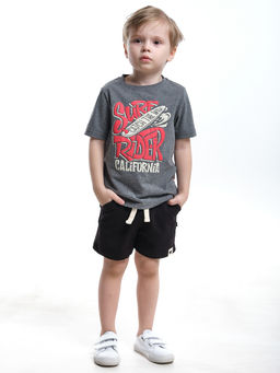 Футболка для мальчика UD 4367 графит - Mini maxi фото 4