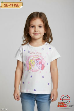 Футболка для девочки с рисунком