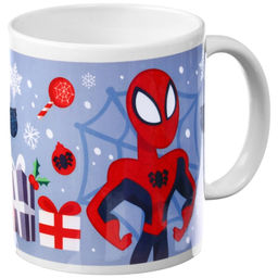 Кружка керамическая «Новый год!», 350 мл, Человек паук