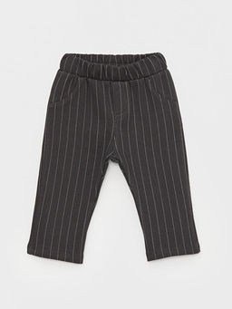 Polo Yaka Uzun Kollu Bask?l? Erkek Bebek Sweatshirt ve Pantolon 2li Tak?m - Waikiki фото 3