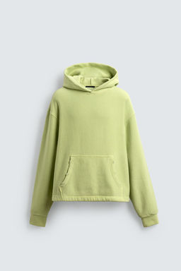 WASHED-EFFECT HOODIE