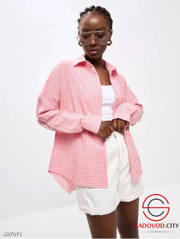 Рубашки женская с топиком