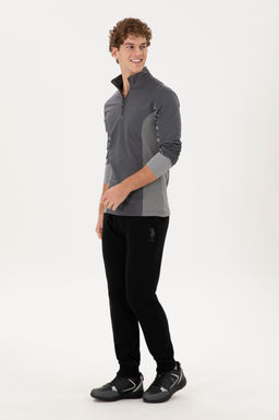 Мужской свитшот антрацитового цвета - U.s. polo assn фото 4