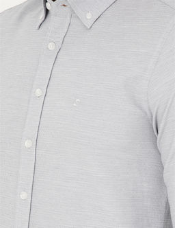 Gri Slim Fit Uzun Kollu G_mlek - Pierre cardin фото 7