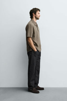 STRUCTURED POLO SHIRT - Zara фото 4