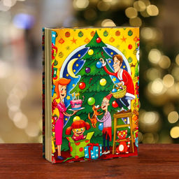 Цена за 5 шт. Подарочная коробка Новогодняя игротека+комплект игр внутри, 22,6 х 5,8 х 31,3 см - Simaland фото 9