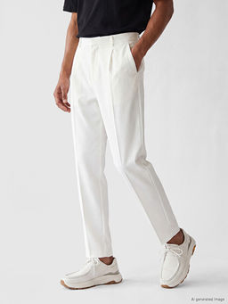 Regular Fit Erkek Pileli Pantolon