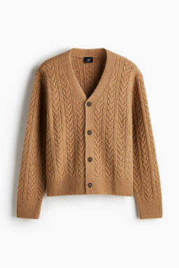 C?rdigan en mezcla de lana Loose Fit