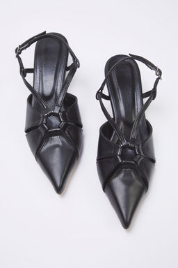Trendyol Shoes Nude Cut Out Detayl? Arkas? Bantl? Kad?n Kitten Topuklu Ayakkab? TAKSS25TO00080 - Trendyolmilla фото 7