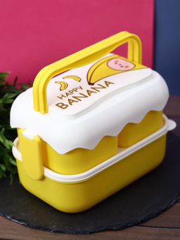 Ланчбокс Happy banana, yellow (2500 мл)