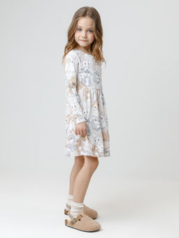 КР 5786/бежевый 0403 Н086 к659 платье для дев